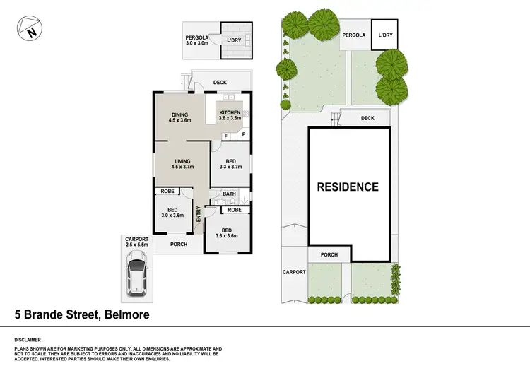 Floorplan of Homely house listing, 5 Brande Street, Belmore NSW 2192