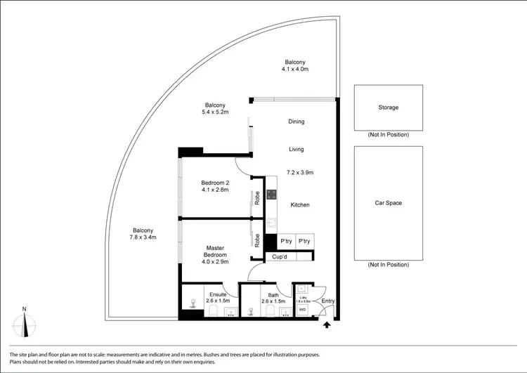 Floorplan of Homely apartment listing, 215/52-54 Osullivan Road, Glen Waverley VIC 3150