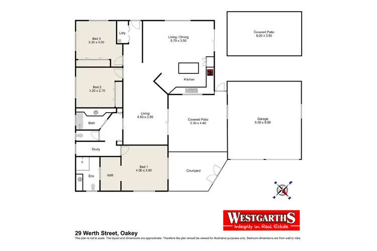 Floorplan of Homely house listing, 29 Werth Street, Oakey QLD 4401