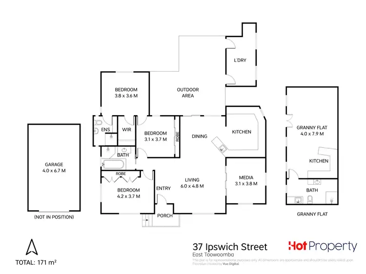Floorplan of Homely house listing, 37 Ipswich Street, East Toowoomba QLD 4350