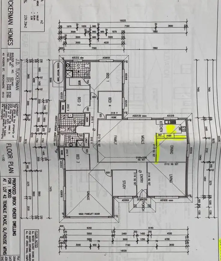 Floorplan of Homely house listing, 20 Teneale Place, Glass House Mountains QLD 4518