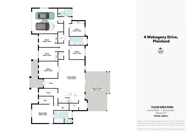 Floorplan of Homely house listing, 4 Mahogany Drive, Plainland QLD 4341