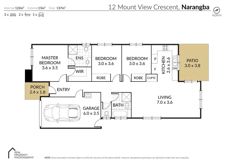 Floorplan of Homely house listing, 12 Mount View Crescent, Narangba QLD 4504