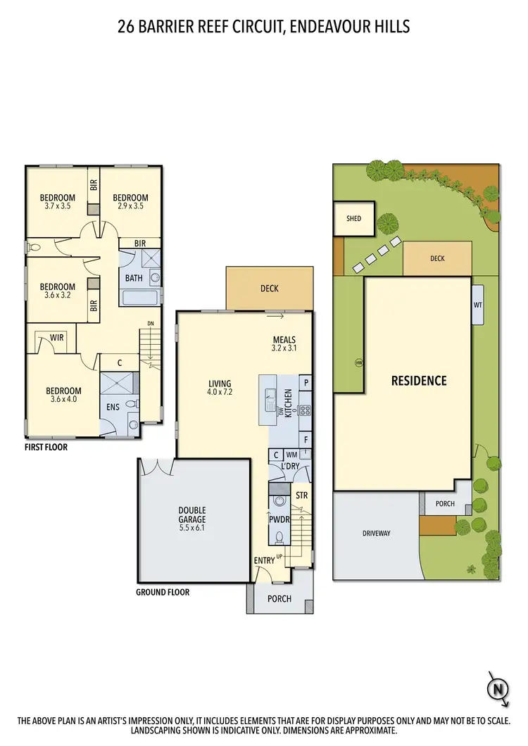 Floorplan of Homely house listing, 26 Barrier Reef Circuit, Endeavour Hills VIC 3802