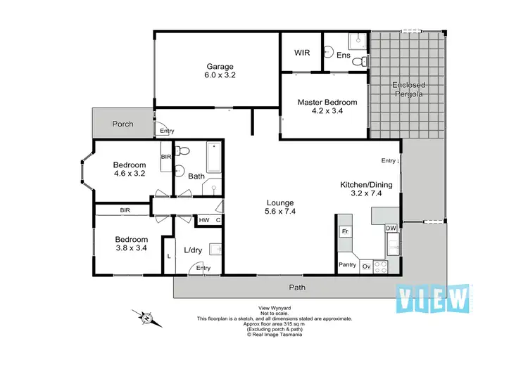 Floorplan of Homely unit listing, unit 10/59 Inglis Street, Wynyard TAS 7325