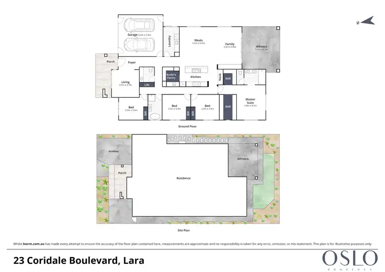Floorplan of Homely house listing, 23 Coridale Boulevard, Lara VIC 3212