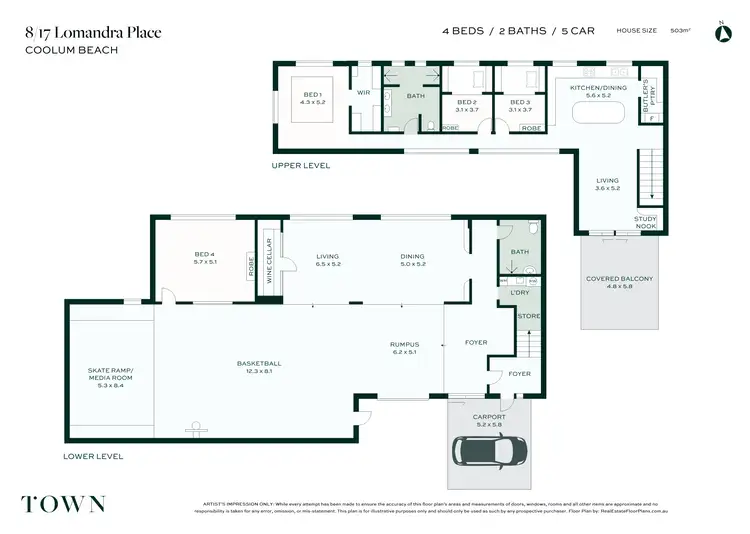Floorplan of Homely house listing, 8/17 Lomandra Place, Coolum Beach QLD 4573