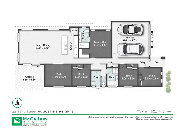 Floorplan of Homely house listing, 22 Tetta Street, Augustine Heights QLD 4300
