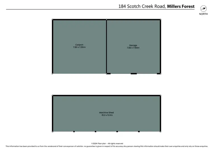 Floorplan of Homely house listing, 184 Scotch Creek Road, Millers Forest NSW 2324