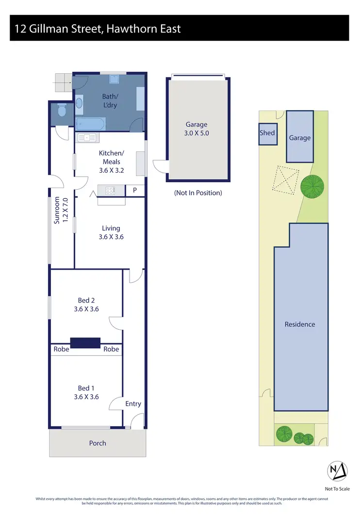 Floorplan of Homely house listing, 12 Gillman Street, Hawthorn East VIC 3123