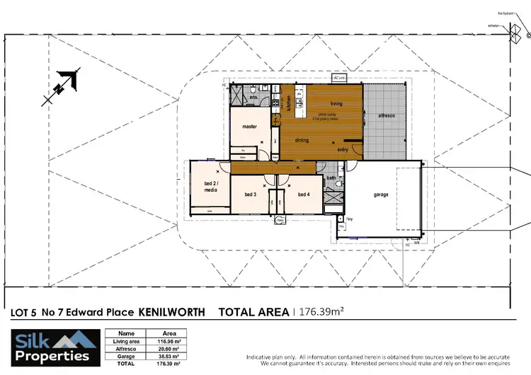 Floorplan of Homely house listing, 7 Edward Place, Kenilworth QLD 4574