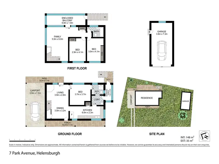 Floorplan of Homely house listing, 7 Park Avenue, Helensburgh NSW 2508