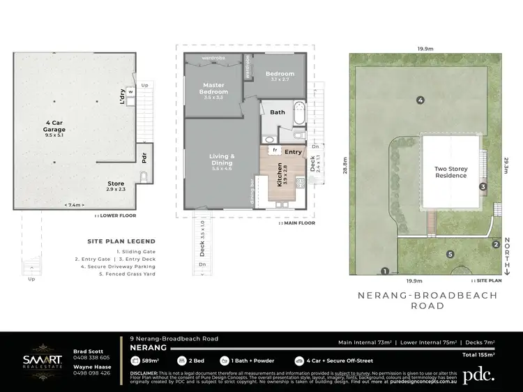 Floorplan of Homely house listing, 9 Nerang Broadbeach Road, Nerang QLD 4211