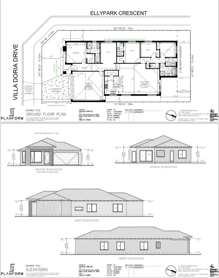 Floorplan of Homely house listing, 143 Villa Doria Drive, Clyde North VIC 3978