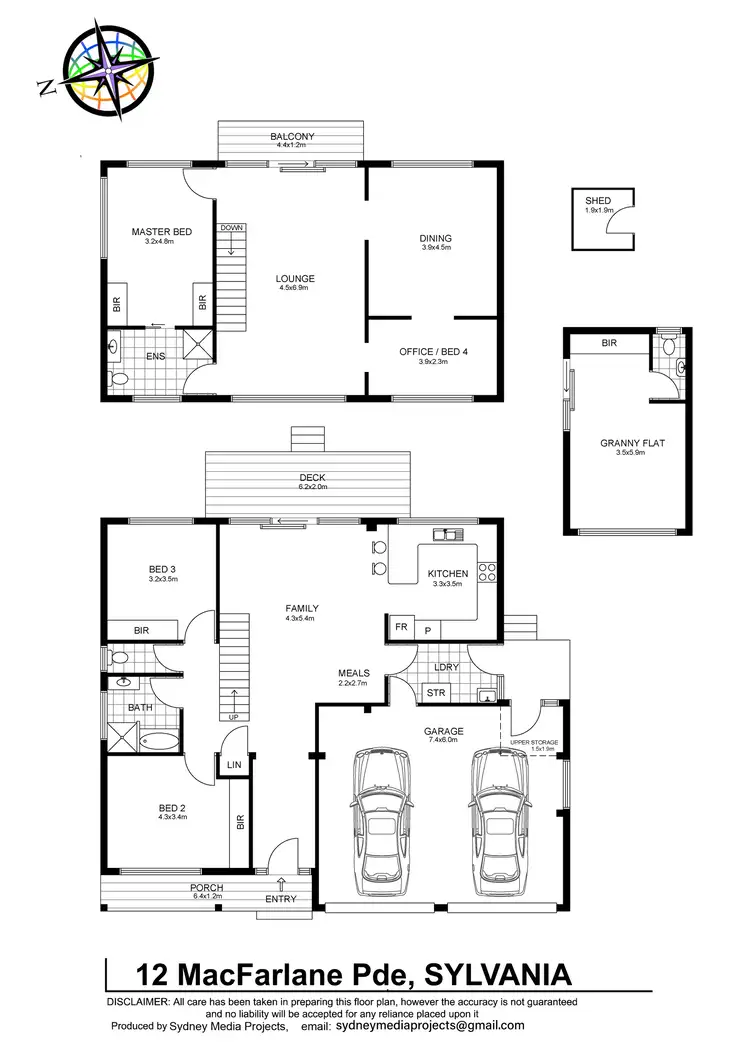 Floorplan of Homely house listing, 12 MacFarlane Parade, Sylvania NSW 2224