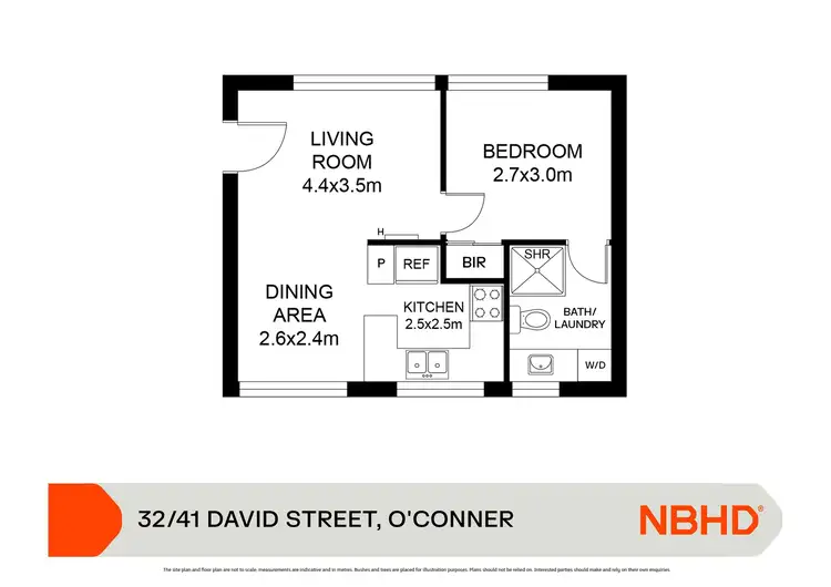 Floorplan of Homely apartment listing, 32/41 David Street, O'connor ACT 2602