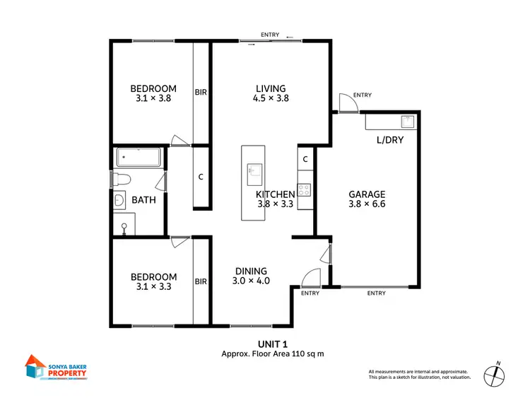 Floorplan of Homely unit listing, unit 8/20 Esplanade, Wynyard TAS 7325