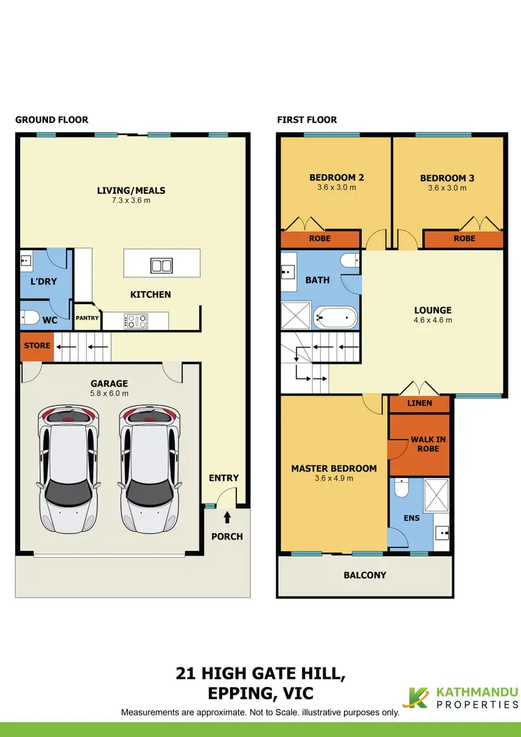 Floorplan of Homely unit listing, 21 Highgate Hill, Epping VIC 3076