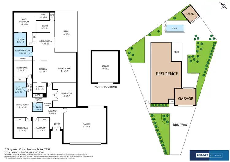 Floorplan of Homely house listing, 5 Greytown Court, Moama NSW 2731
