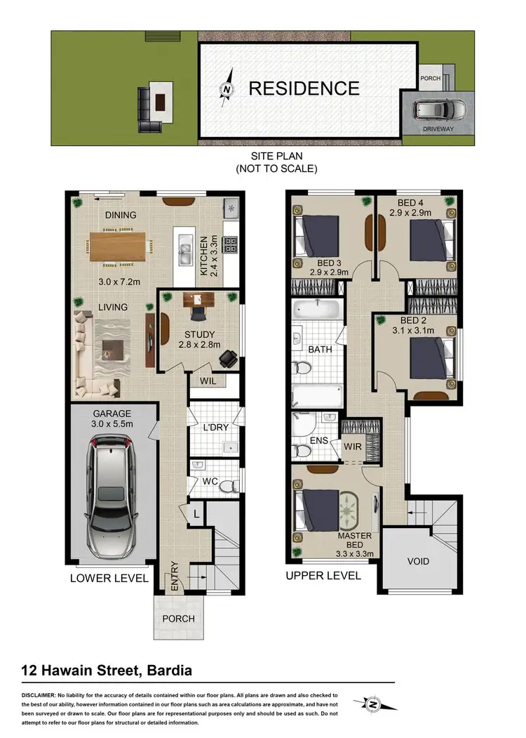 Floorplan of Homely house listing, 12 Hawain Street, Bardia NSW 2565
