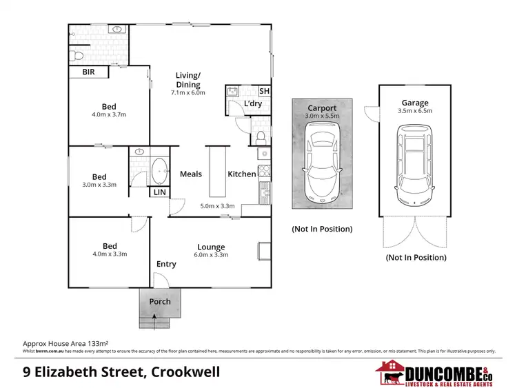 Floorplan of Homely house listing, 9 Elizabeth Street, Crookwell NSW 2583