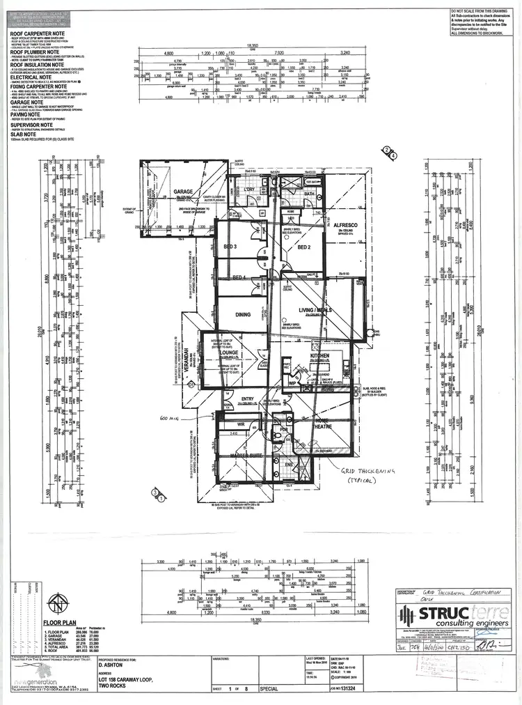 Floorplan of Homely house listing, 33 Caraway Loop, Two Rocks WA 6037