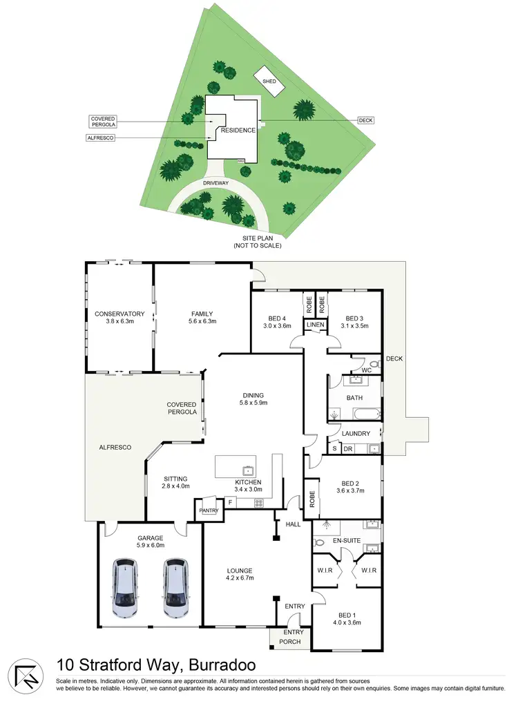 Floorplan of Homely house listing, 10 Stratford Way, Burradoo NSW 2576