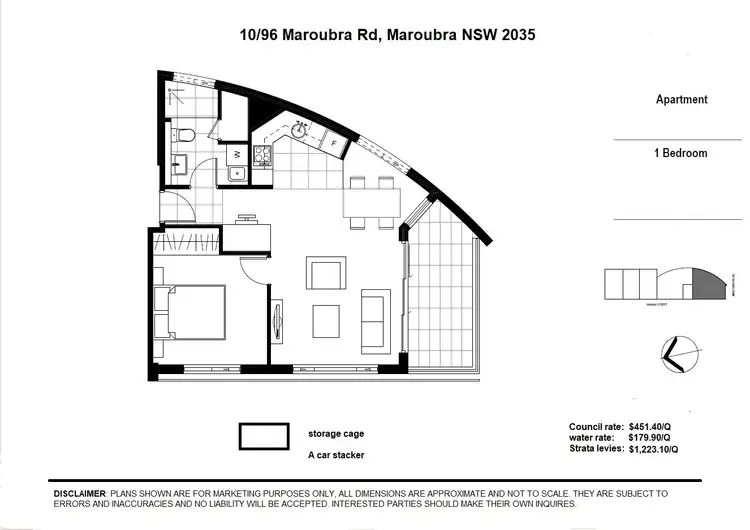 Floorplan of Homely apartment listing, 10/96 Maroubra Road, Maroubra NSW 2035
