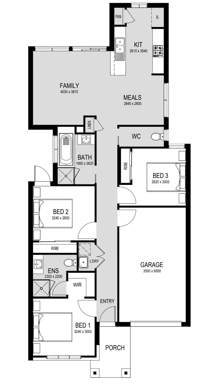 Floorplan of Homely house listing, 209 Cape Street, Clyde VIC 3978