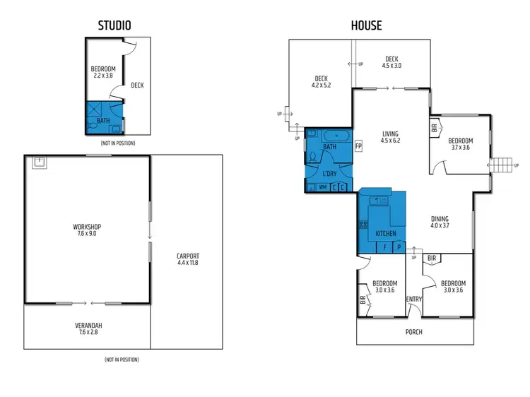 Floorplan of Homely house listing, 4128 Mansfield-Woods Point Road, Jamieson VIC 3723