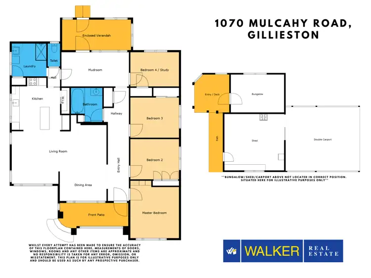 Floorplan of Homely rural property listing, 1070 Mulcahy Road, Gillieston VIC 3616