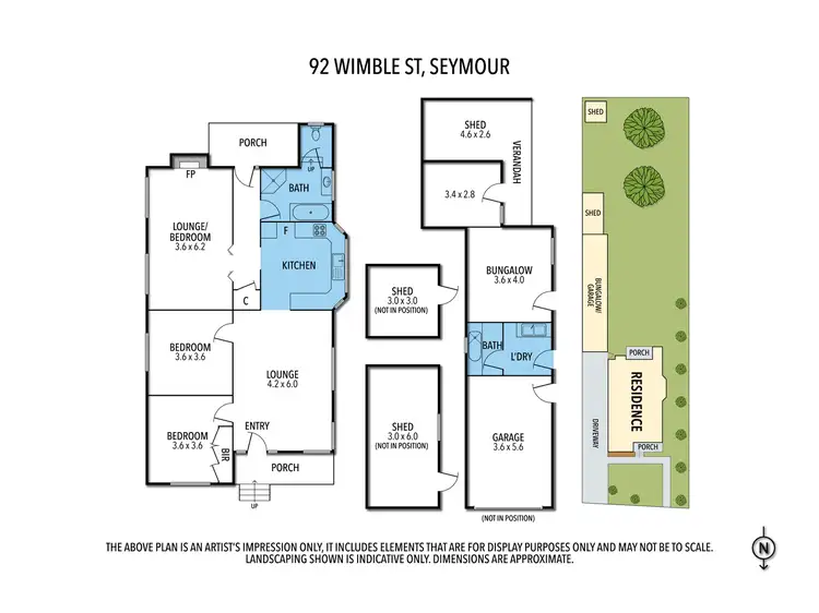 Floorplan of Homely house listing, 92 Wimble Street, Seymour VIC 3660