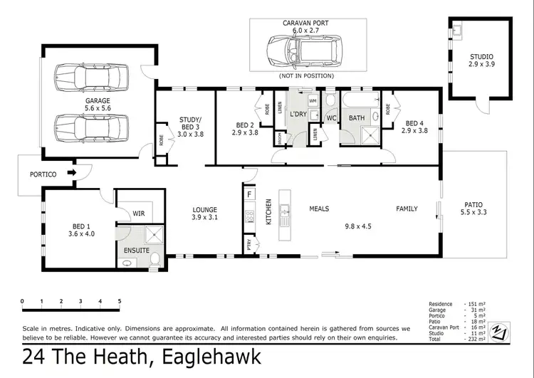 Floorplan of Homely house listing, 24 The Heath, Eaglehawk VIC 3556