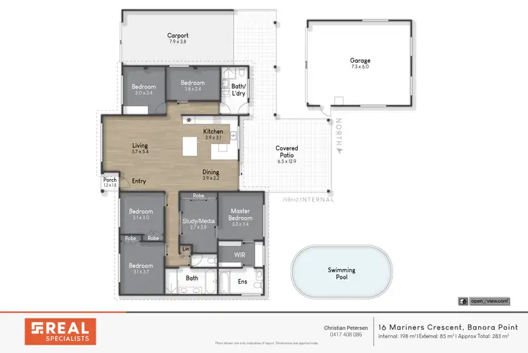 Floorplan of Homely house listing, 16 Mariners Crescent, Banora Point NSW 2486