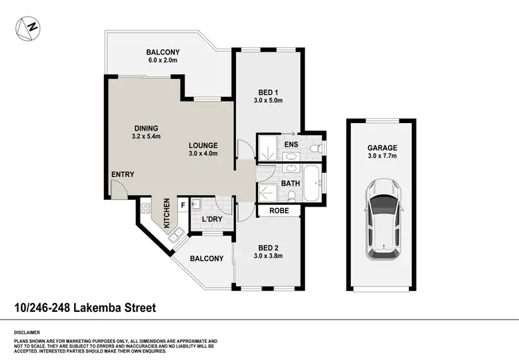 Floorplan of Homely unit listing, 10/246-248 Lakemba Street, Lakemba NSW 2195
