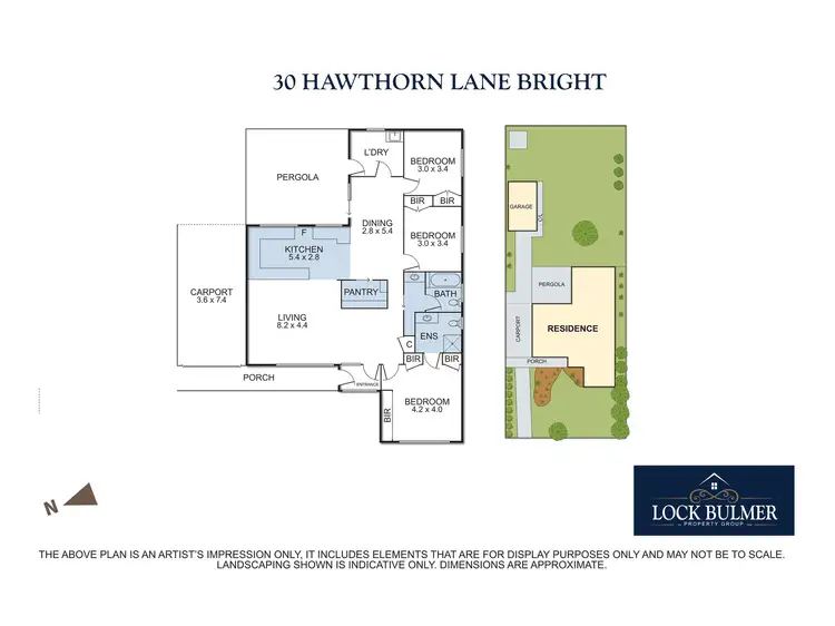 Floorplan of Homely house listing, 30 Hawthorn Lane, Bright VIC 3741