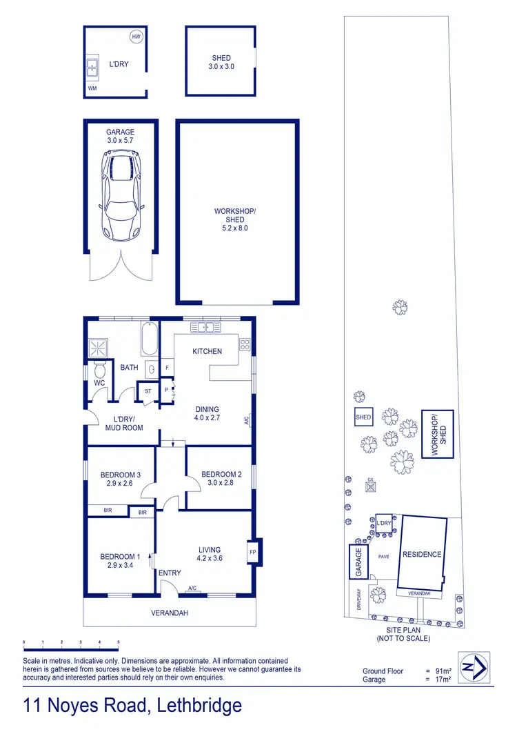 Floorplan of Homely house listing, 11 Noyes Road, Lethbridge VIC 3332