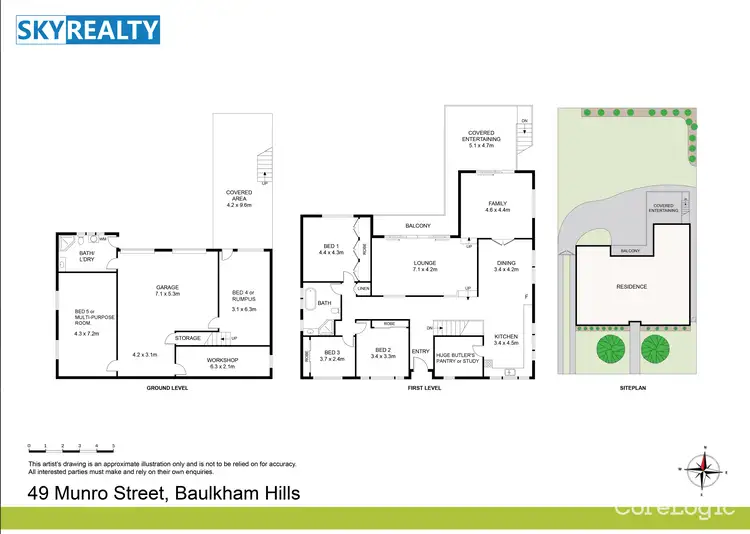 Floorplan of Homely house listing, 49 Munro Street, Baulkham Hills NSW 2153