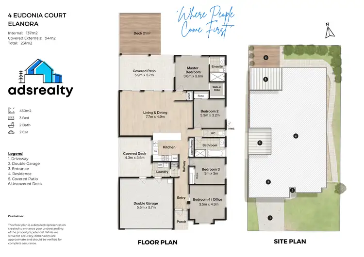 Floorplan of Homely house listing, 4 Eudonia Court, Elanora QLD 4221