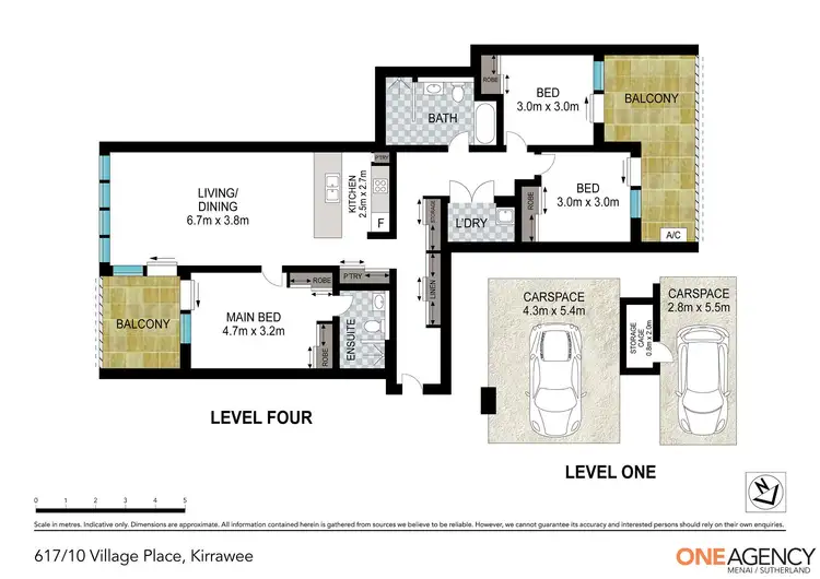 Floorplan of Homely unit listing, 617/10 Village Place, Kirrawee NSW 2232