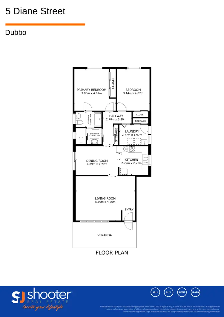 Floorplan of Homely house listing, 5 Diane Street, Dubbo NSW 2830