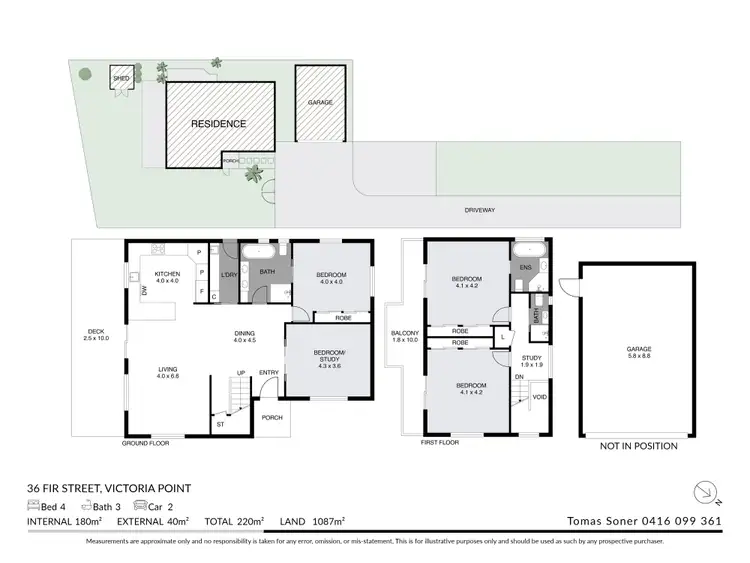Floorplan of Homely house listing, 36a Fir Street, Victoria Point QLD 4165