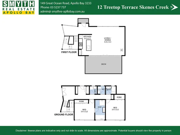 Floorplan of Homely townhouse listing, 12 Treetops Terrace, Skenes Creek VIC 3233