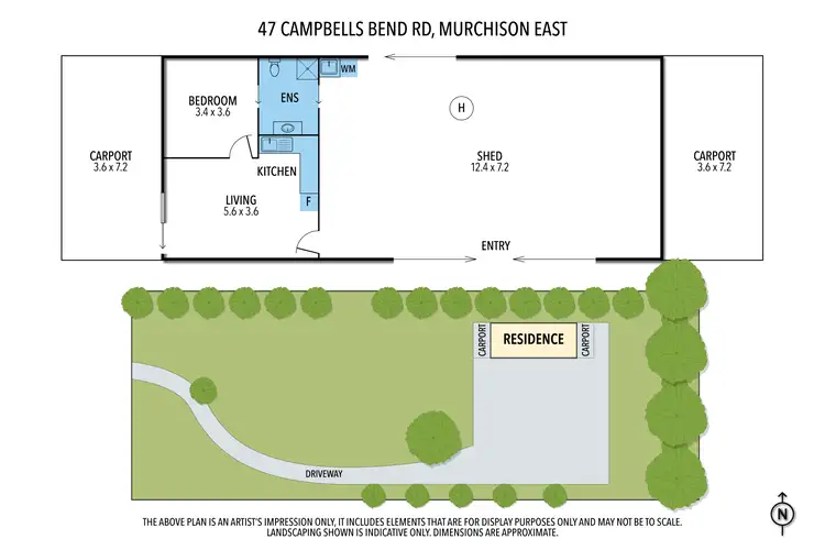 Floorplan of Homely house listing, 47 Campbells Bend Road, Murchison East VIC 3610
