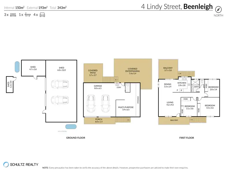 Floorplan of Homely house listing, 4 Lindy Street, Beenleigh QLD 4207
