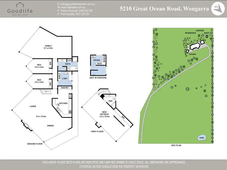 Floorplan of Homely house listing, 5210 Great Ocean Road, Wongarra VIC 3234