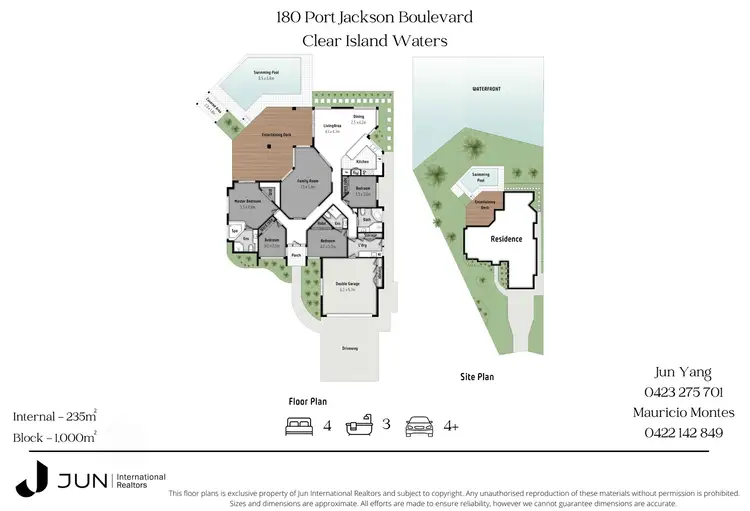 Floorplan of Homely house listing, 180 Port Jackson Boulevard, Clear Island Waters QLD 4226