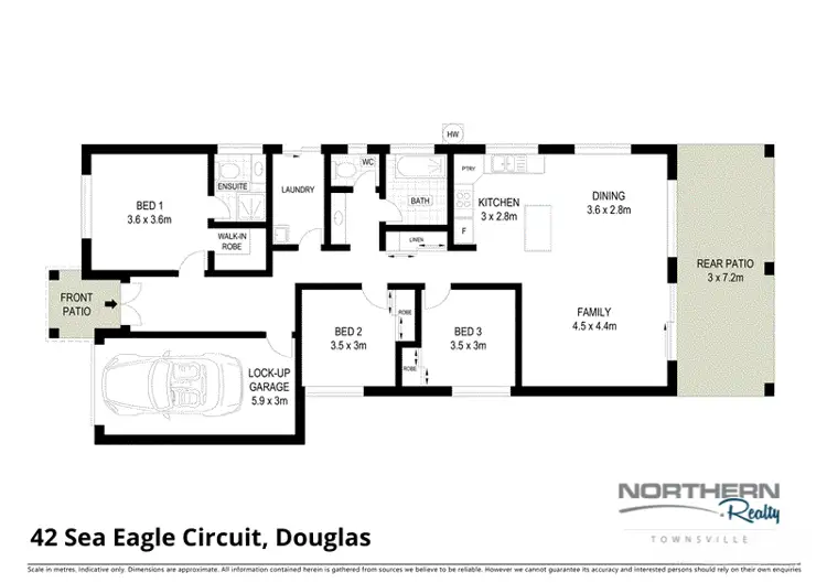 Floorplan of Homely house listing, 42 Sea Eagle Circuit, Douglas QLD 4814
