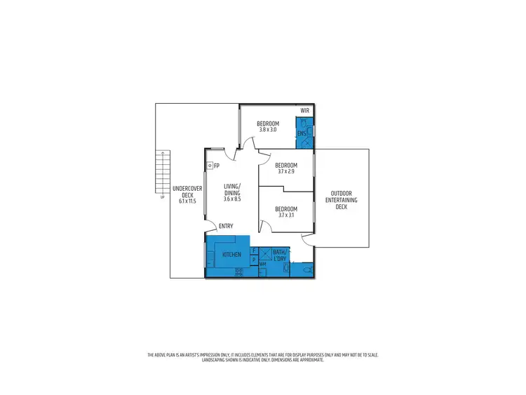 Floorplan of Homely house listing, 2 Bayside Boulevard, Goughs Bay VIC 3723