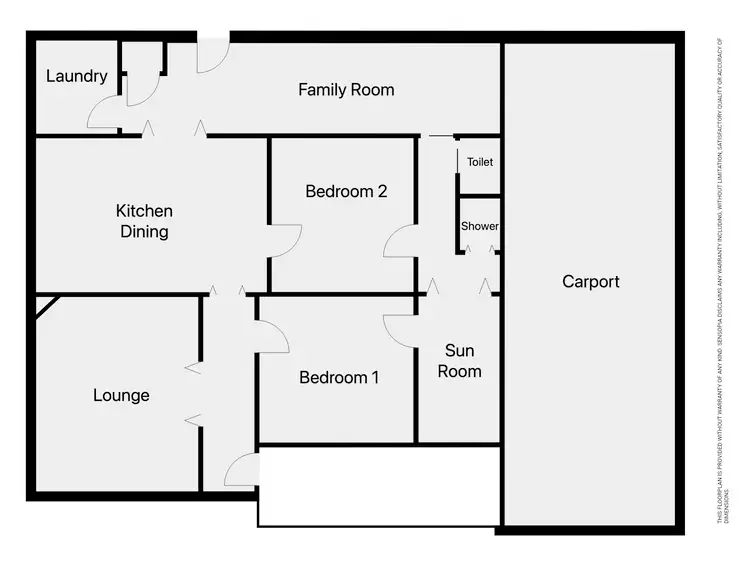 Floorplan of Homely house listing, 10-12 HIGH STREET, Watchem VIC 3482